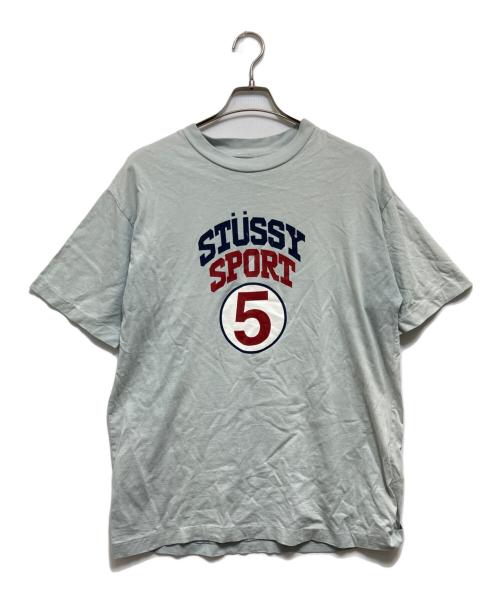 stussy（ステューシー）stussy (ステューシー) Tシャツ スカイブルー サイズ:Mの古着・服飾アイテム