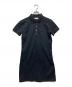 LACOSTEラコステ）の古着「ポロワンピース」｜ブラック