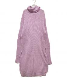 AERON（アーロン）の古着「ニットワンピース」｜レッド