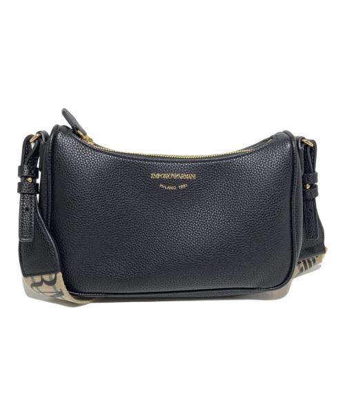 EMPORIO ARMANI（エンポリオアルマーニ）EMPORIO ARMANI (エンポリオアルマーニ) ショルダーバッグ ブラックの古着・服飾アイテム