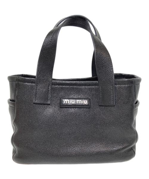 MIU MIU（ミュウミュウ）MIU MIU (ミュウミュウ) バッグ ブラックの古着・服飾アイテム