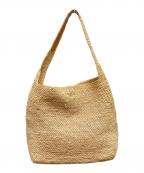 HELEN KAMINSKIヘレンカミンスキー）の古着「ラフィアワンショルダーバッグ」｜ベージュ