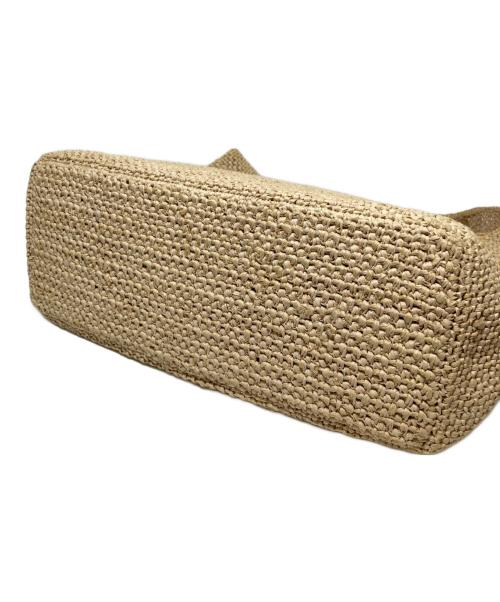 HELEN KAMINSKI（ヘレンカミンスキー）HELEN KAMINSKI (ヘレンカミンスキー) ラフィアワンショルダーバッグ ベージュの古着・服飾アイテム