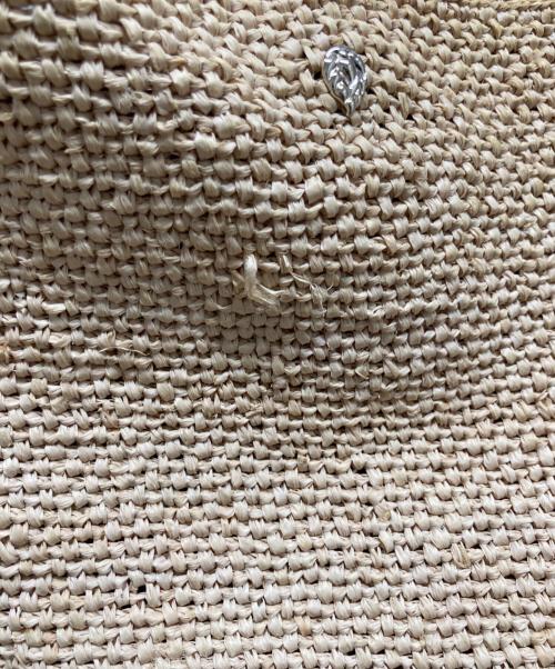 HELEN KAMINSKI（ヘレンカミンスキー）HELEN KAMINSKI (ヘレンカミンスキー) ラフィアワンショルダーバッグ ベージュの古着・服飾アイテム