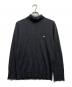 BURBERRY BLACK LABEL（バーバリーブラックレーベル）の古着「ホースロゴタートルネックニット」｜グレー