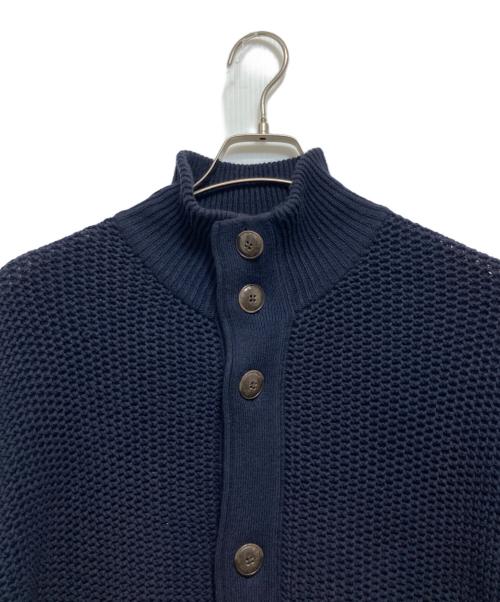 BURBERRY BLACK LABEL（バーバリーブラックレーベル）BURBERRY BLACK LABEL (バーバリーブラックレーベル) ニットジャケット ネイビー サイズ:3の古着・服飾アイテム
