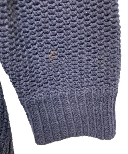 BURBERRY BLACK LABEL（バーバリーブラックレーベル）BURBERRY BLACK LABEL (バーバリーブラックレーベル) ニットジャケット ネイビー サイズ:3の古着・服飾アイテム