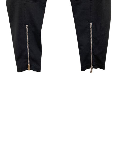 DSQUARED2（ディースクエアード）DSQUARED2 (ディースクエアード) ラムレザー切替ジップスラックス ブラック サイズ:46の古着・服飾アイテム