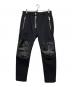 DSQUARED2（ディースクエアード）の古着「ラムレザー切替ジップスラックス」｜ブラック