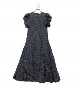 MARIHAマリハ）の古着「ドットワンピース」｜ネイビー