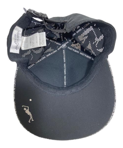 MARK&LONA（マークアンドロナ）MARK&LONA (マークアンドロナ) キャップ ブラックの古着・服飾アイテム