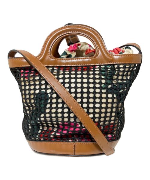 MARNI（マルニ）MARNI (マルニ) WISTARIAショルダーバック ブラウンの古着・服飾アイテム