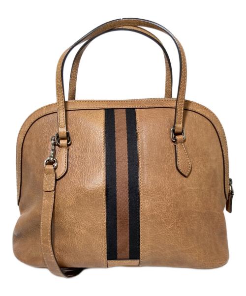 GUCCI（グッチ）GUCCI (グッチ) 2WAYバッグ ブラウンの古着・服飾アイテム