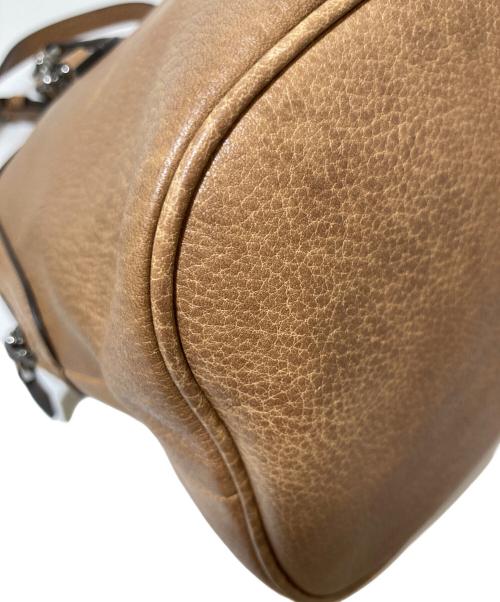 GUCCI（グッチ）GUCCI (グッチ) 2WAYバッグ ブラウンの古着・服飾アイテム