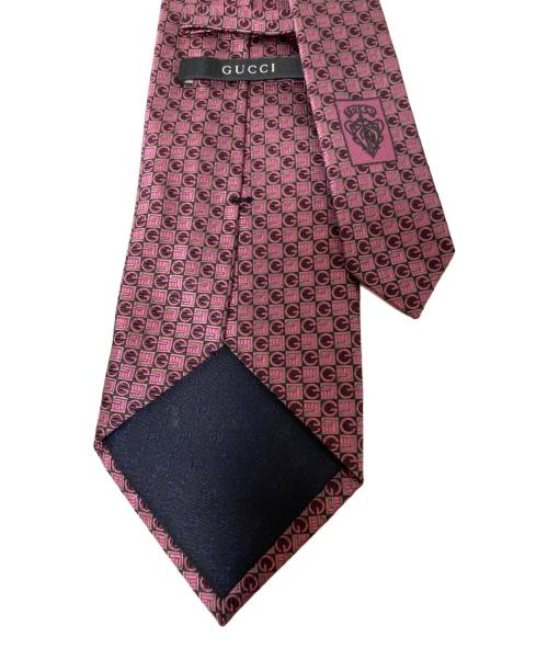 GUCCI（グッチ）GUCCI (グッチ) ネクタイ ピンク サイズ:記載なしの古着・服飾アイテム