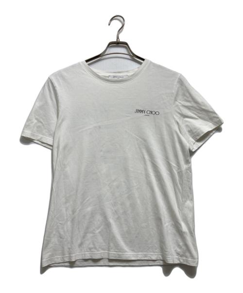 JIMMY CHOO（ジミーチュウ）JIMMY CHOO (ジミーチュウ) ロゴＴシャツ ホワイト サイズ:Mの古着・服飾アイテム