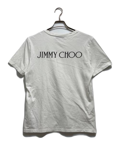 JIMMY CHOO（ジミーチュウ）JIMMY CHOO (ジミーチュウ) ロゴＴシャツ ホワイト サイズ:Mの古着・服飾アイテム