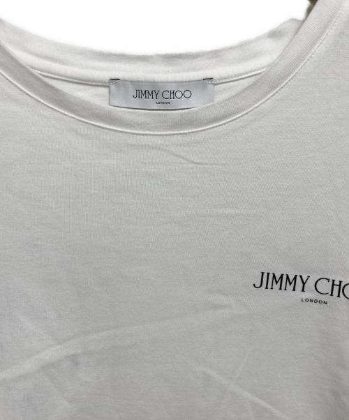 JIMMY CHOO（ジミーチュウ）JIMMY CHOO (ジミーチュウ) ロゴＴシャツ ホワイト サイズ:Mの古着・服飾アイテム
