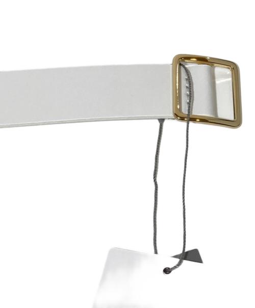 LEFIJE（レフィージェ）LEFIJE (レフィージェ) ベルト ホワイト サイズ:F 未使用品の古着・服飾アイテム