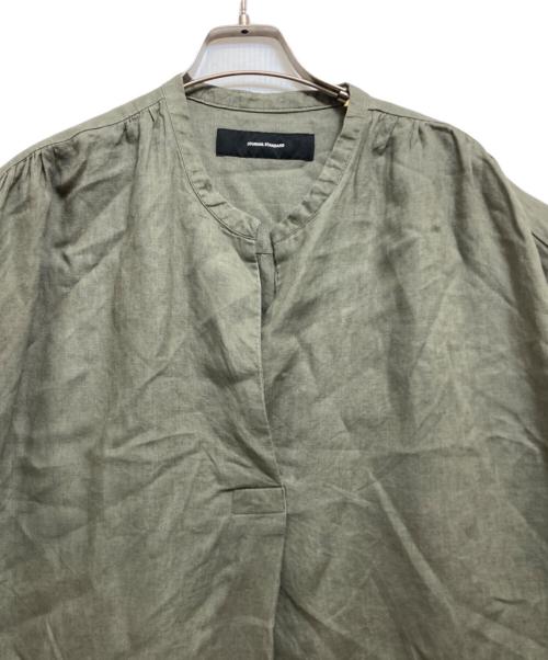JOURNAL STANDARD（ジャーナルスタンダード）JOURNAL STANDARD (ジャーナルスタンダード) リネンノースリーブワンピース カーキ サイズ:Fの古着・服飾アイテム