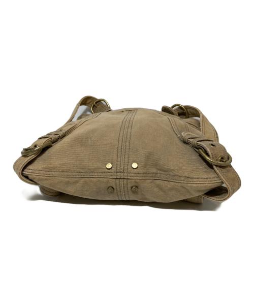 DIESEL（ディーゼル）DIESEL (ディーゼル) キャンバストートバッグ ベージュの古着・服飾アイテム