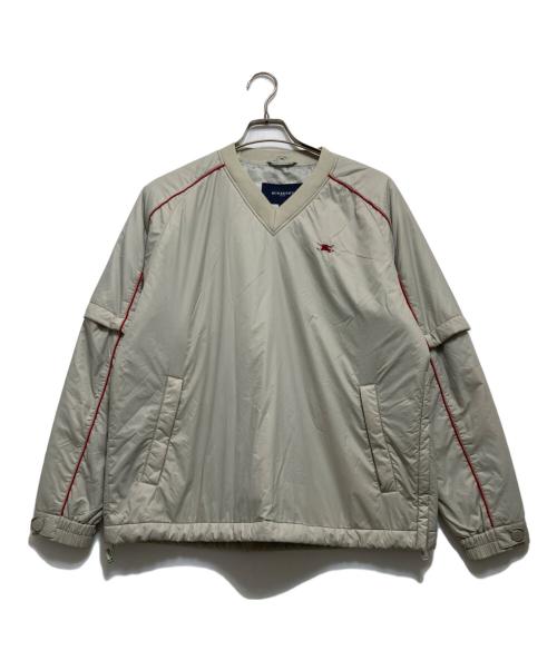 BURBERRY GOLF（バーバリーゴルフ）BURBERRY GOLF (バーバリーゴルフ) ナイロンプルオーバー ベージュ サイズ:Mの古着・服飾アイテム