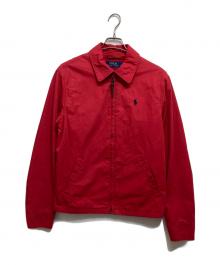 POLO RALPH LAUREN（ポロ・ラルフローレン）の古着「スイングトップ」｜レッド