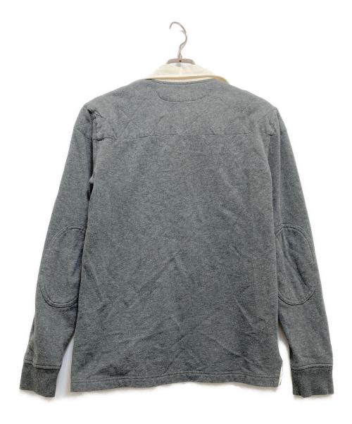 POLO RALPH LAUREN（ポロ・ラルフローレン）POLO RALPH LAUREN (ポロ・ラルフローレン) エルボーパッチラガーシャツ グレー サイズ:Sの古着・服飾アイテム