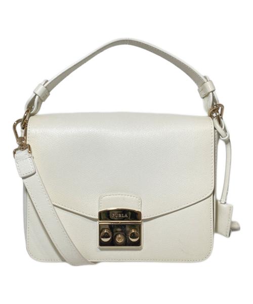 FURLA（フルラ）FURLA (フルラ) 2WAYバッグ ホワイトの古着・服飾アイテム