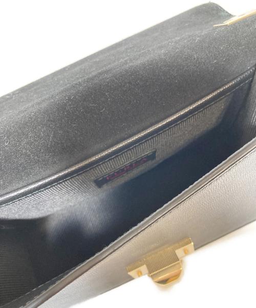 FURLA（フルラ）FURLA (フルラ) MIMI MINI CROSS BODY CHAIN SHOULDER BAG ブラックの古着・服飾アイテム