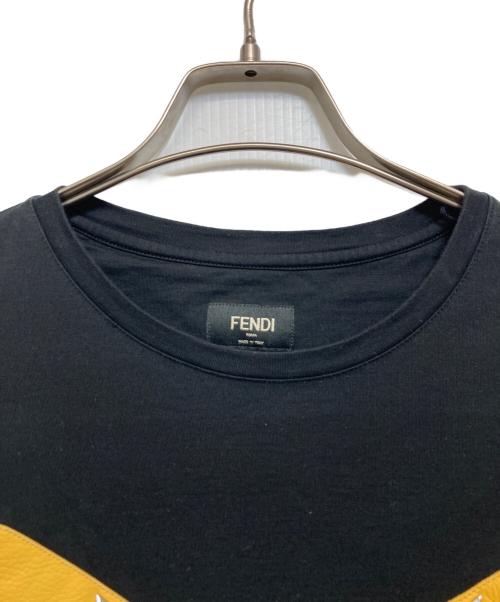 FENDI（フェンディ）FENDI (フェンディ) バグズアイ モンスター Tシャツ ブラック サイズ:46の古着・服飾アイテム