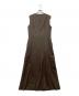 MARGARET HOWELL (マーガレットハウエル) ノースリーブウールワンピース ブラウン サイズ:M：5000円
