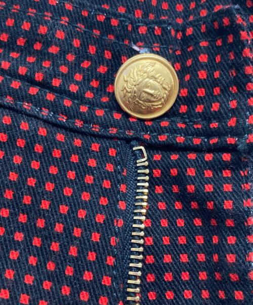GIANNI VERSACE（ジャンニ・ヴェルサーチ）GIANNI VERSACE (ジャンニ・ヴェルサーチ) 総柄パンツ レッド サイズ:48の古着・服飾アイテム