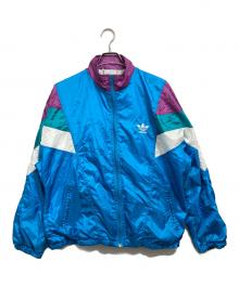 adidas（アディダス）の古着「ナイロンジャケット」｜ブルー