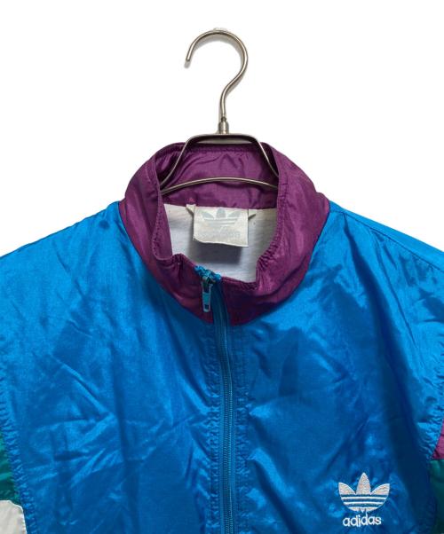 adidas（アディダス）adidas (アディダス) ナイロンジャケット ブルー サイズ:US Mの古着・服飾アイテム