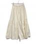allureville (アルアバイル) バイアスギャザー切替スカート ベージュ サイズ:1：5000円