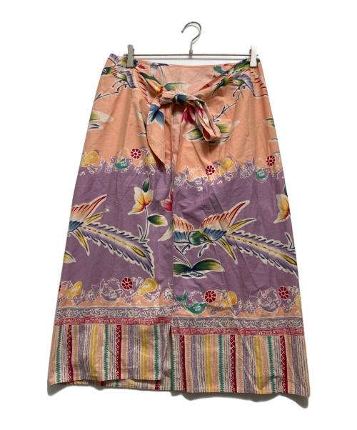 RALPH LAUREN（ラルフローレン）RALPH LAUREN (ラルフローレン) ラップスカート ピンク サイズ:記載なしの古着・服飾アイテム