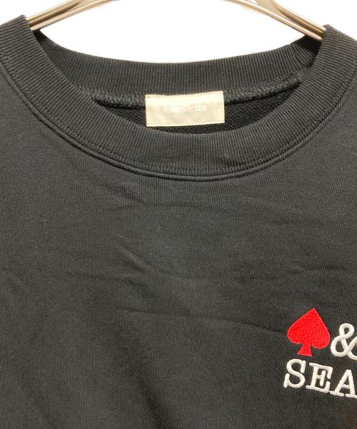 WIND AND SEA（ウィンダンシー）WIND AND SEA (ウィンダンシー) 赤スペードスウェット ブラック サイズ:Mの古着・服飾アイテム