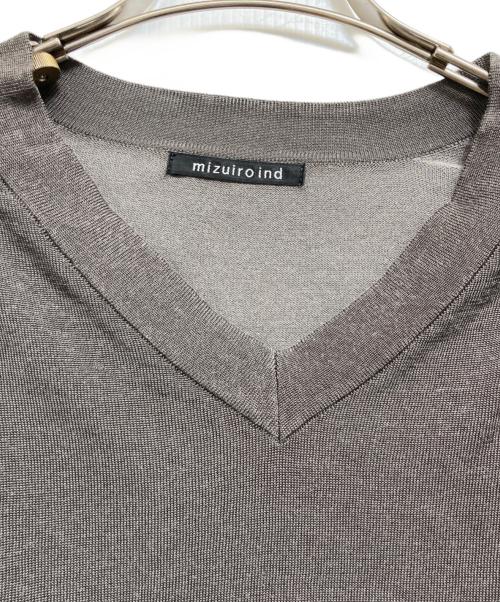 mizuiro-ind（ミズイロインド）mizuiro-ind (ミズイロインド) ニット グレー サイズ:-の古着・服飾アイテム