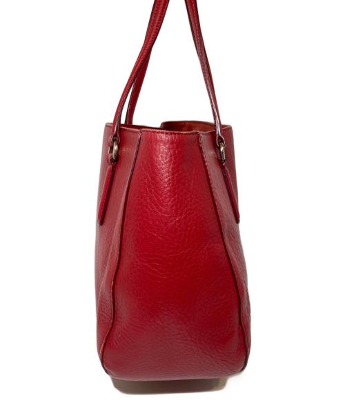 HIROFU（ヒロフ）HIROFU (ヒロフ) トートバッグ レッドの古着・服飾アイテム