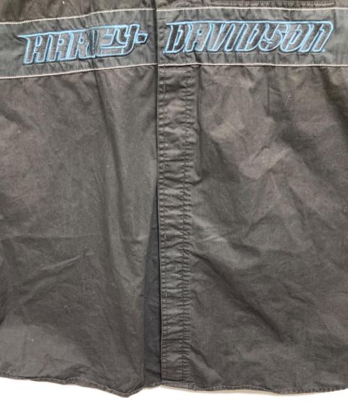 HARLEY-DAVIDSON（ハーレーダビッドソン）HARLEY-DAVIDSON (ハーレーダビッドソン) ﾉｰｽﾘｰﾌﾞｼｬﾂ ブラック サイズ:2XLの古着・服飾アイテム