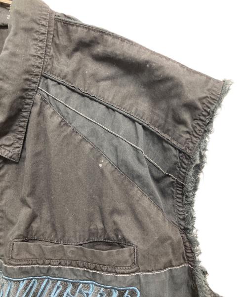 HARLEY-DAVIDSON（ハーレーダビッドソン）HARLEY-DAVIDSON (ハーレーダビッドソン) ﾉｰｽﾘｰﾌﾞｼｬﾂ ブラック サイズ:2XLの古着・服飾アイテム