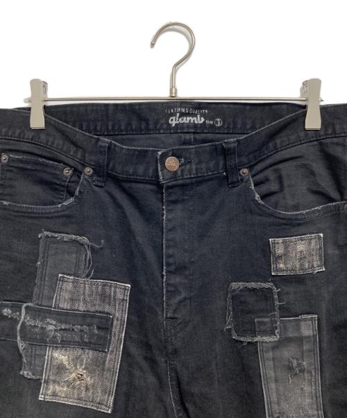 glamb（グラム）glamb (グラム) アンプラグドスキニーデニムパンツ ブラック サイズ:3の古着・服飾アイテム