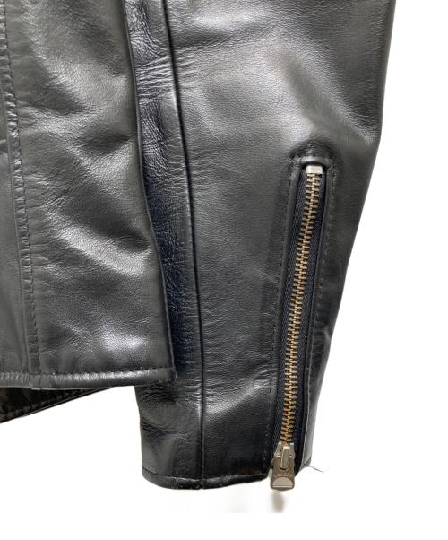 Schott（ショット）Schott (ショット) シングルレザーライダースジャケット ブラック サイズ:34の古着・服飾アイテム