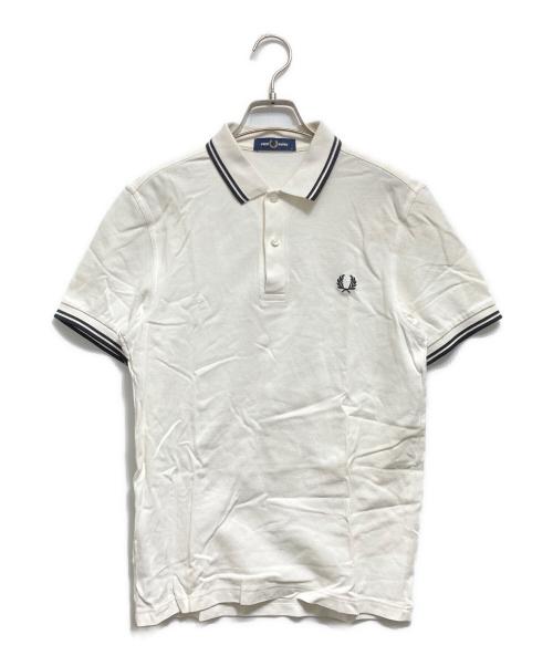 FRED PERRY（フレッドペリー）FRED PERRY (フレッドペリー) ポロシャツ ホワイト サイズ:Sの古着・服飾アイテム