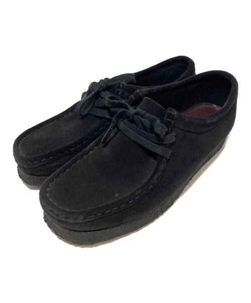 CLARKS ORIGINALS（クラークス オリジナルズ）Clarks Originals (クラークス オリジナルズ) ワラビーブーツ ブラック サイズ:23.5の古着・服飾アイテム