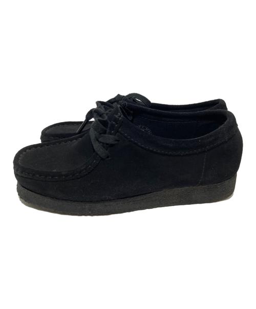 CLARKS ORIGINALS（クラークス オリジナルズ）Clarks Originals (クラークス オリジナルズ) ワラビーブーツ ブラック サイズ:23.5の古着・服飾アイテム