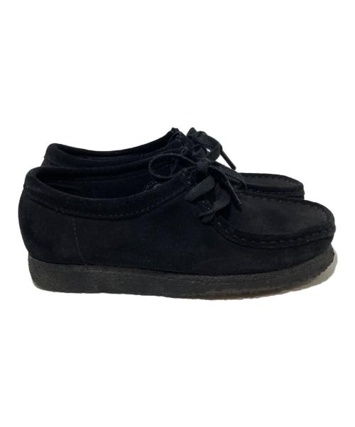CLARKS ORIGINALS（クラークス オリジナルズ）Clarks Originals (クラークス オリジナルズ) ワラビーブーツ ブラック サイズ:23.5の古着・服飾アイテム