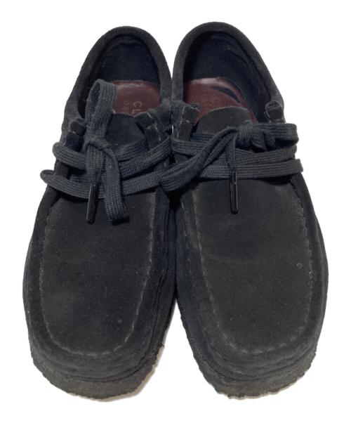 CLARKS ORIGINALS（クラークス オリジナルズ）Clarks Originals (クラークス オリジナルズ) ワラビーブーツ ブラック サイズ:23.5の古着・服飾アイテム
