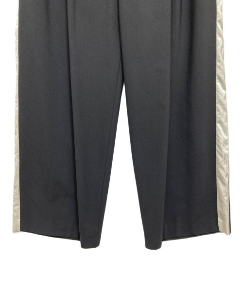 LE CIEL BLEU（ルシェルブルー）LE CIEL BLEU (ルシェルブルー) サイドラインパンツ ブラック サイズ:36の古着・服飾アイテム